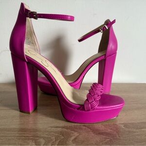 Jessica Simpson Women's Heels Pink Platform 9M